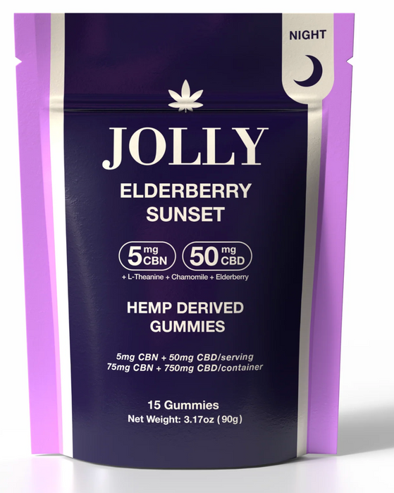 Jolly Hemp CBD ELDERBERRY SUNSET GUMMIES