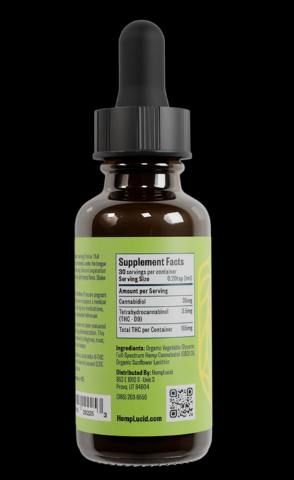 Hemp Lucid D9 Tincture