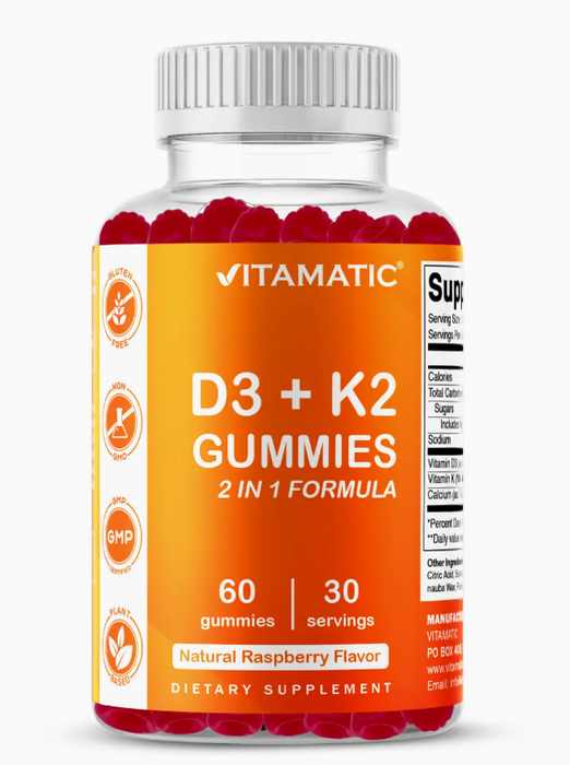 Vitamin D3 + K2 60ct